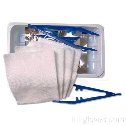 Garza, tamponi, consumo medico spugne di garza